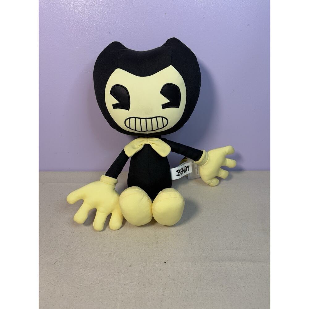 Bendy 17" Collector Stuffed Doll NEW Black/Off-White